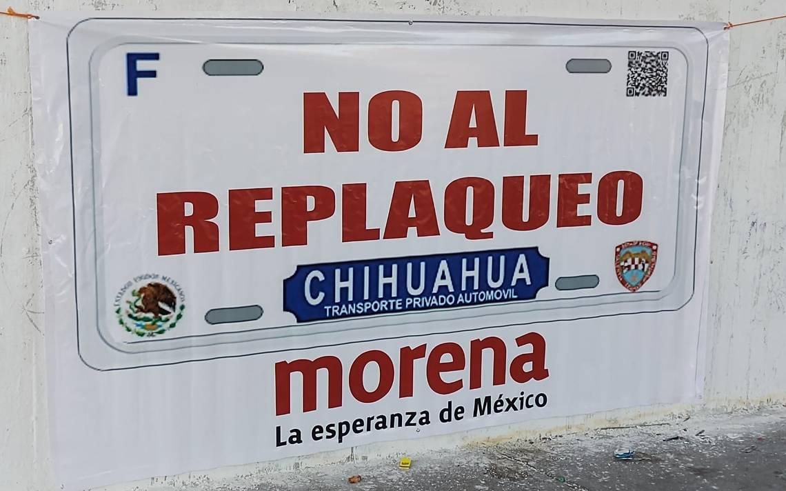 No al replaqueo chihuahua2022