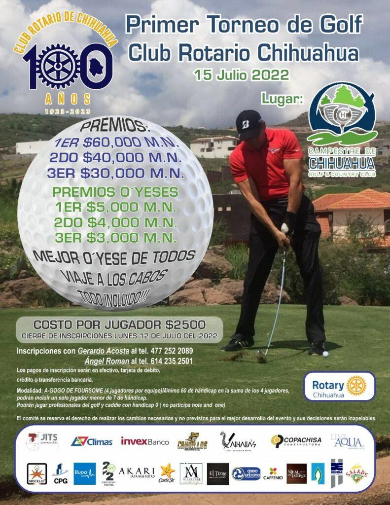Invita Club Rotario Chihuahua al torneo de golf – Noticias de Chihuahua –  La Parada Digital