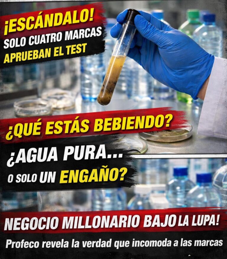 No toda el agua embotellada es tan “pura” como crees