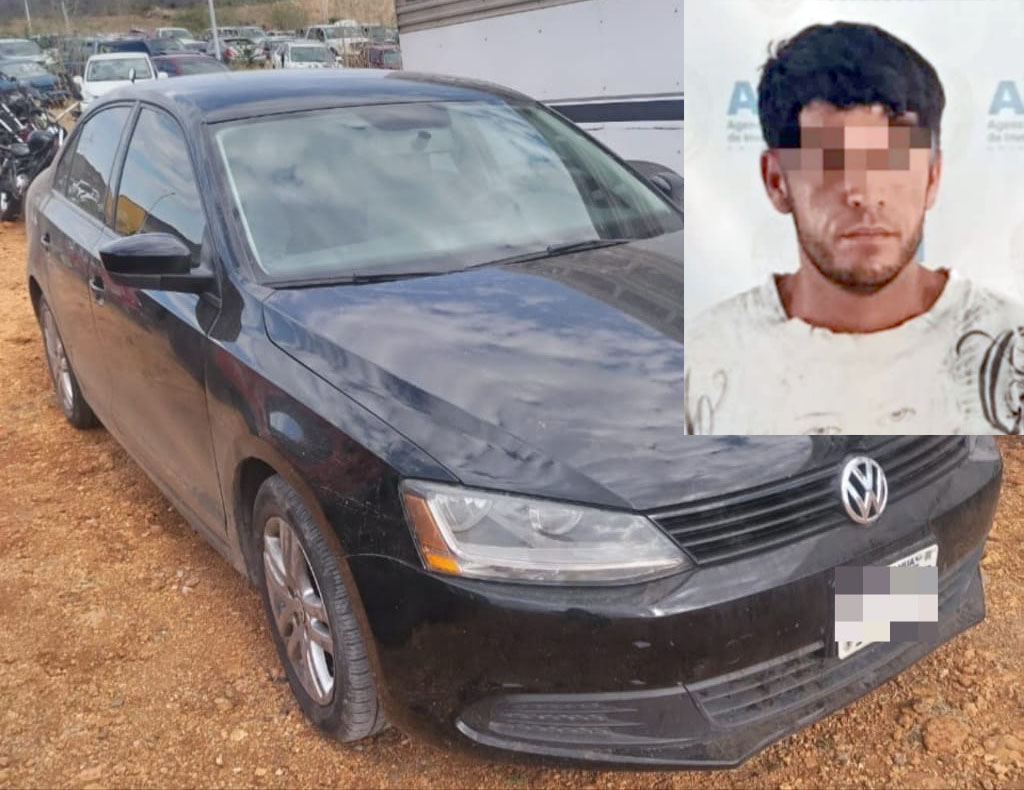 detenido carro robado