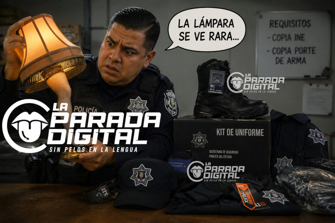 la lampara se ve rara chihuahua SSPE